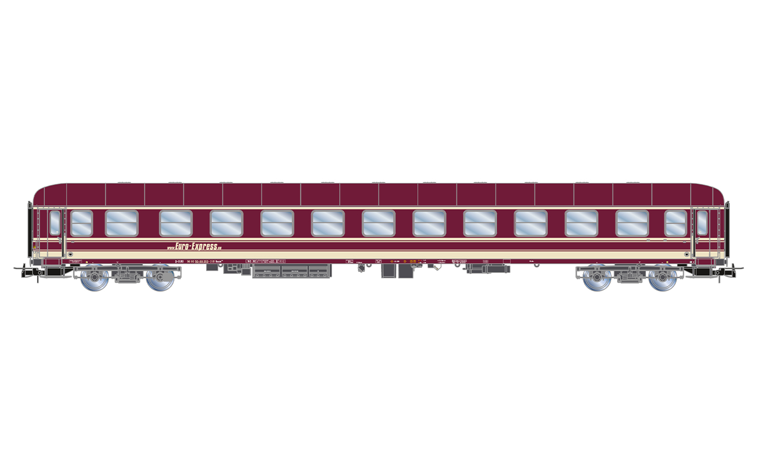 HR4417 Euro-Express Liegewagen-Set 3-tlg Ep.5/6