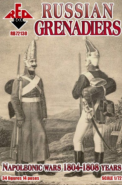 Red Box RB72130 Russian grenadiers, 1804-1808