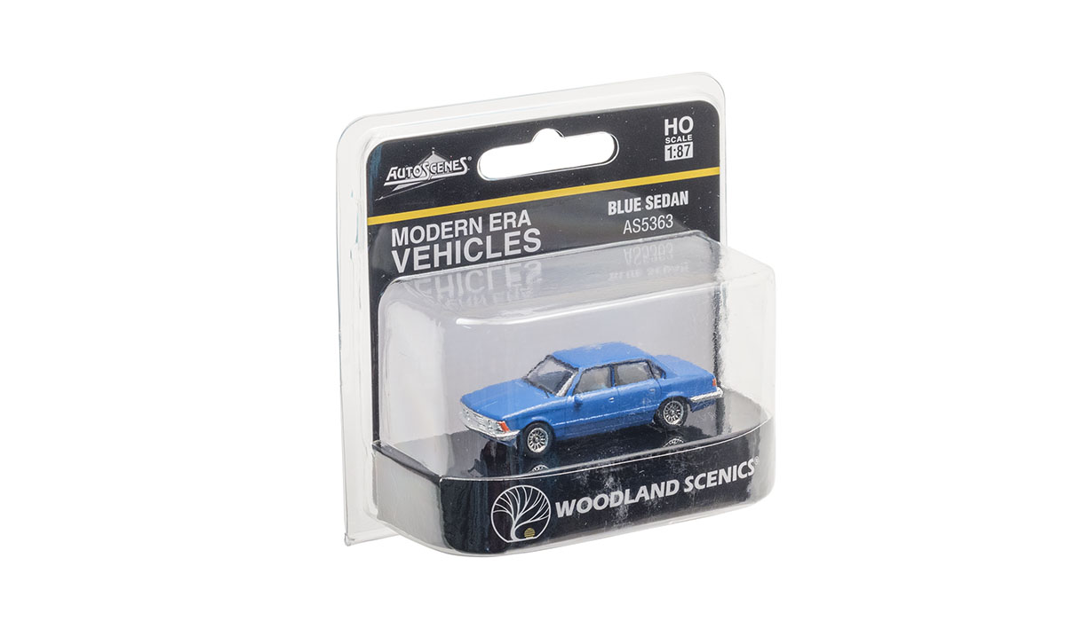 WAS5363 BMW 733i blau (Blue Sedan)