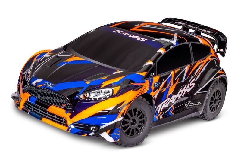 TRX74276-4ORNG Ford Fiesta ST orange 1/10 Rally VXL RTR