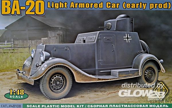 ACE 48108 BA-20 light armored car, early prod.