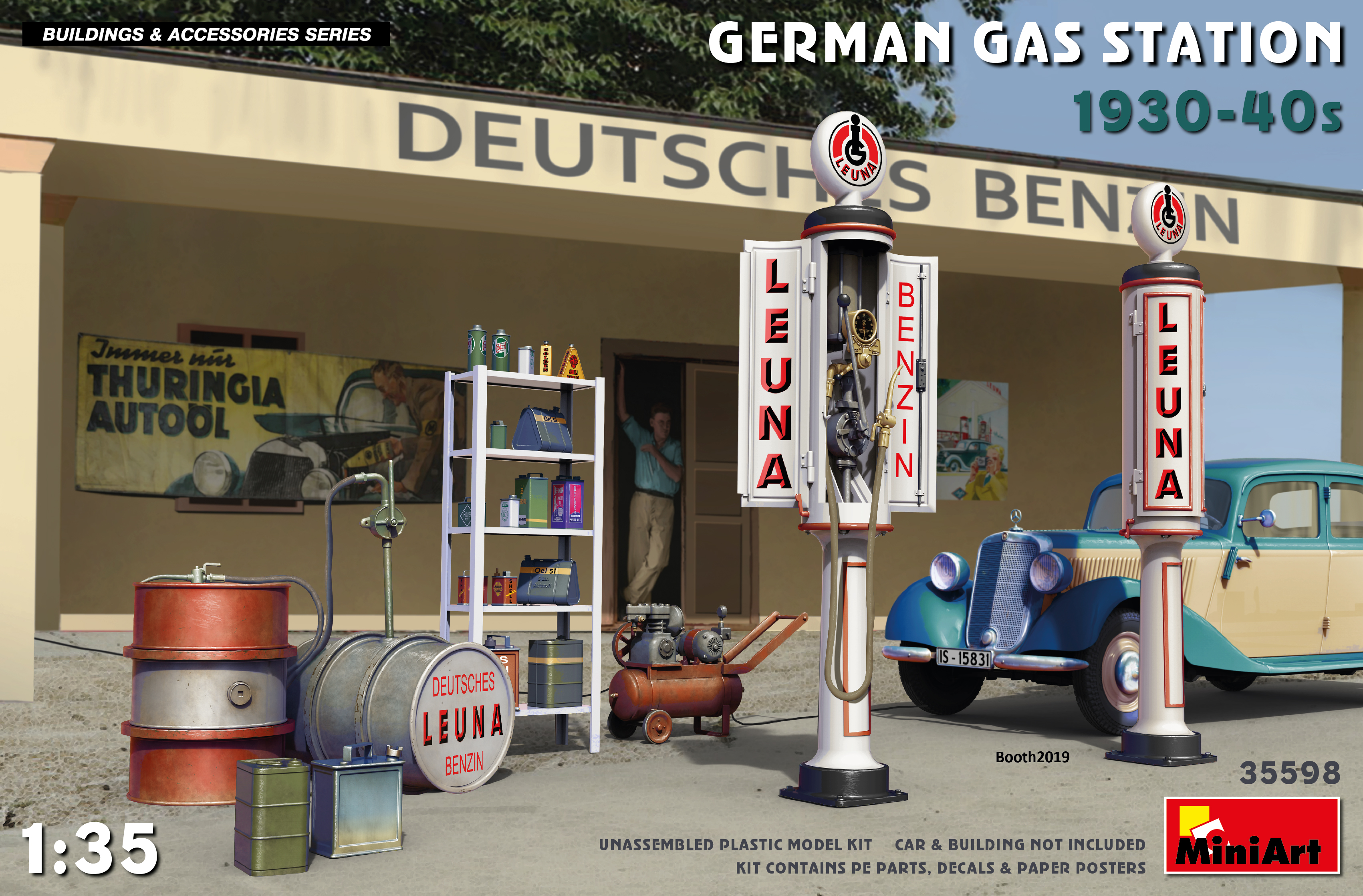 35598 Tankstelle 1930/1940