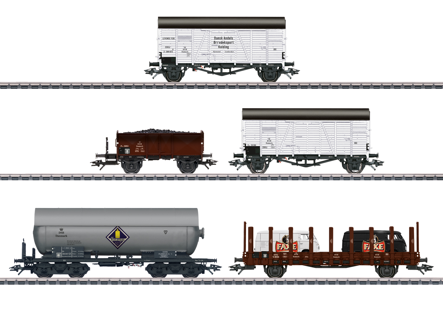 48834 DSB Fischtransport Wagen-Set Ep.3