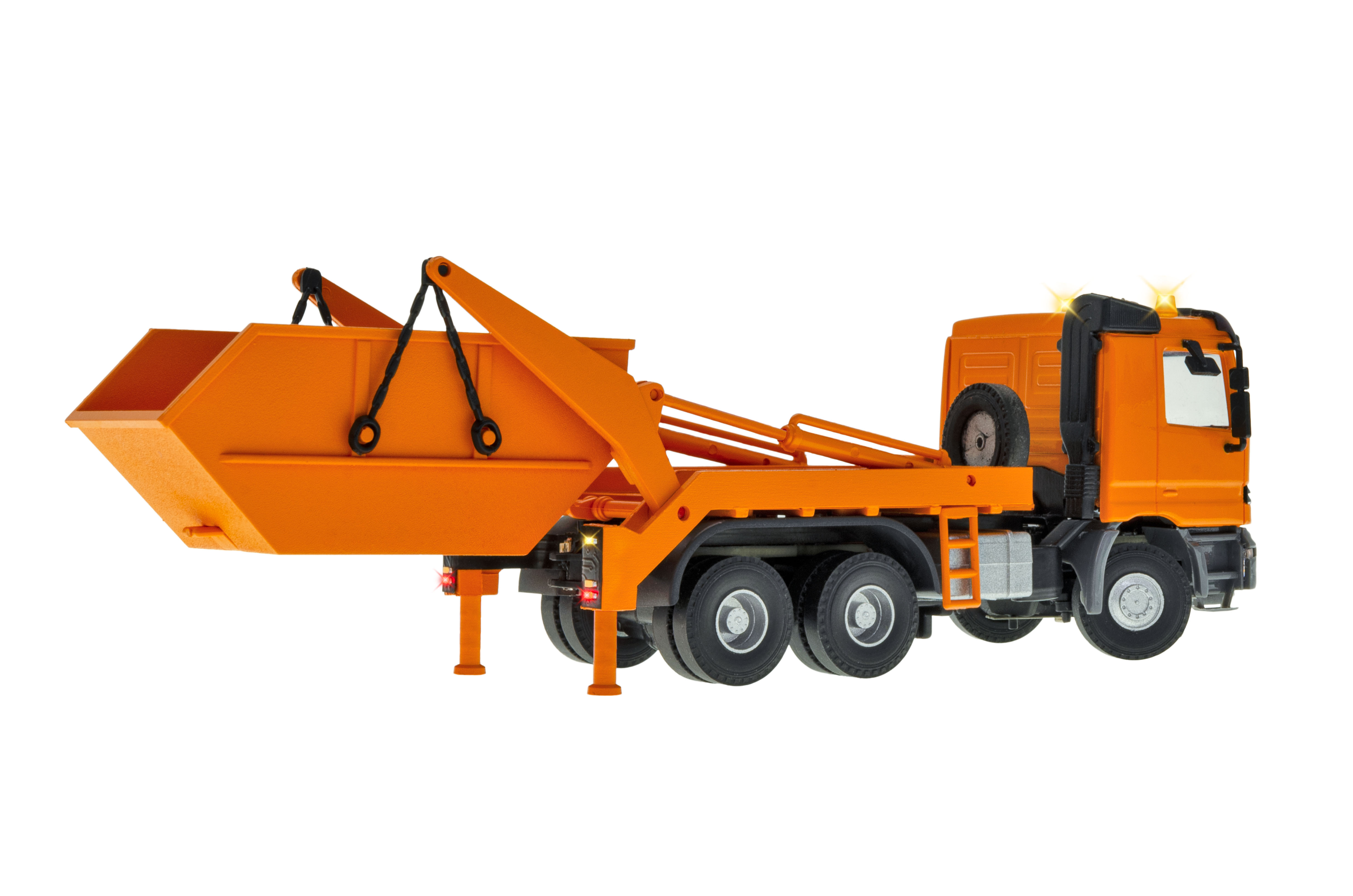 8040 CarMotion: MB Actros Absetzkipper orange