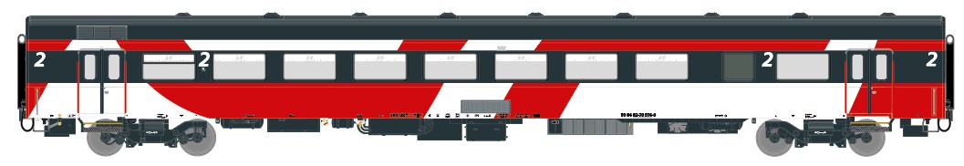 Exact-train 11143 NS Reisezugwagen ICRm Fyra Bd Ep.6