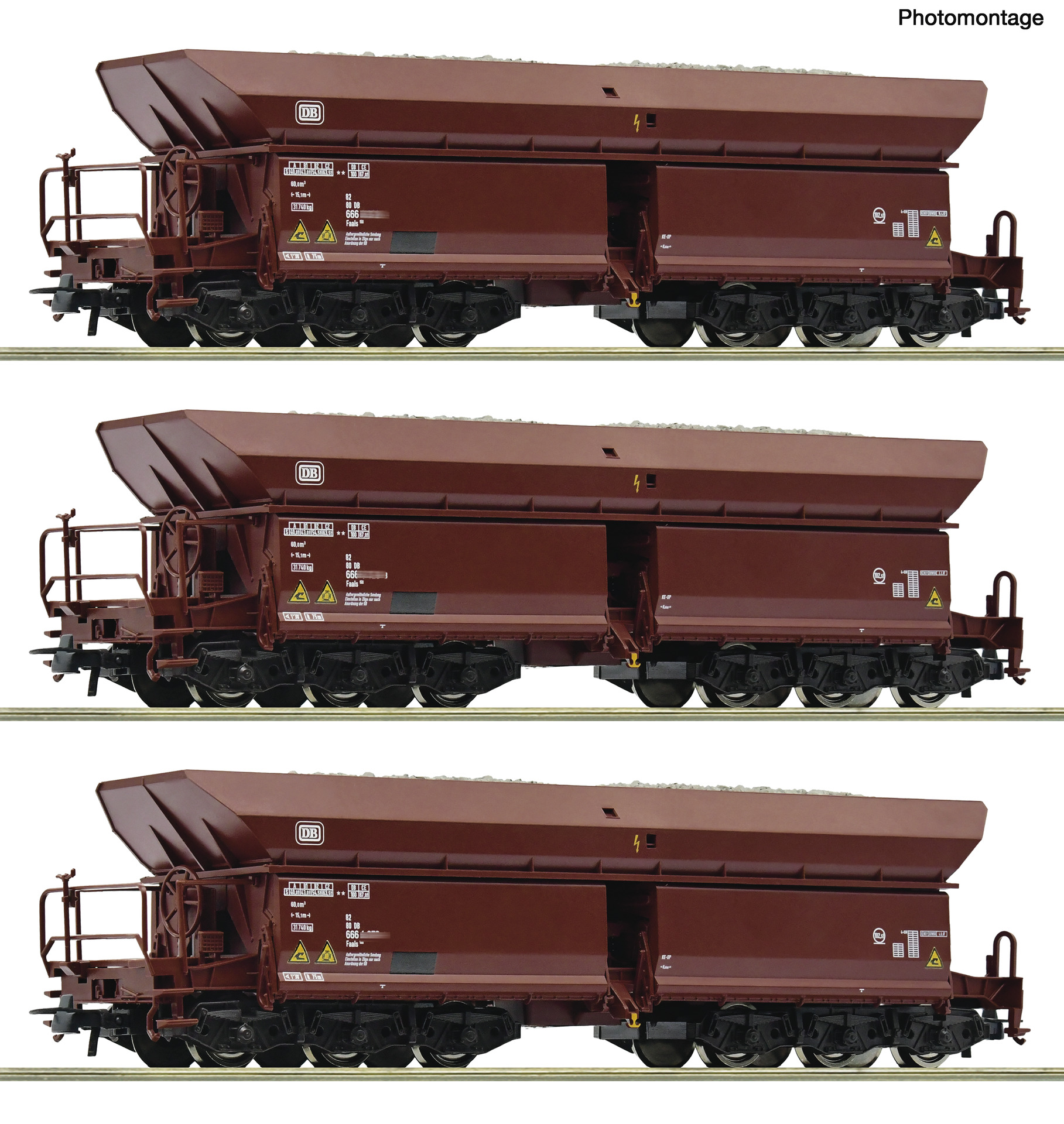 Roco 77030 DB 3-tlg. Set 1: Erzwagen Ep.4