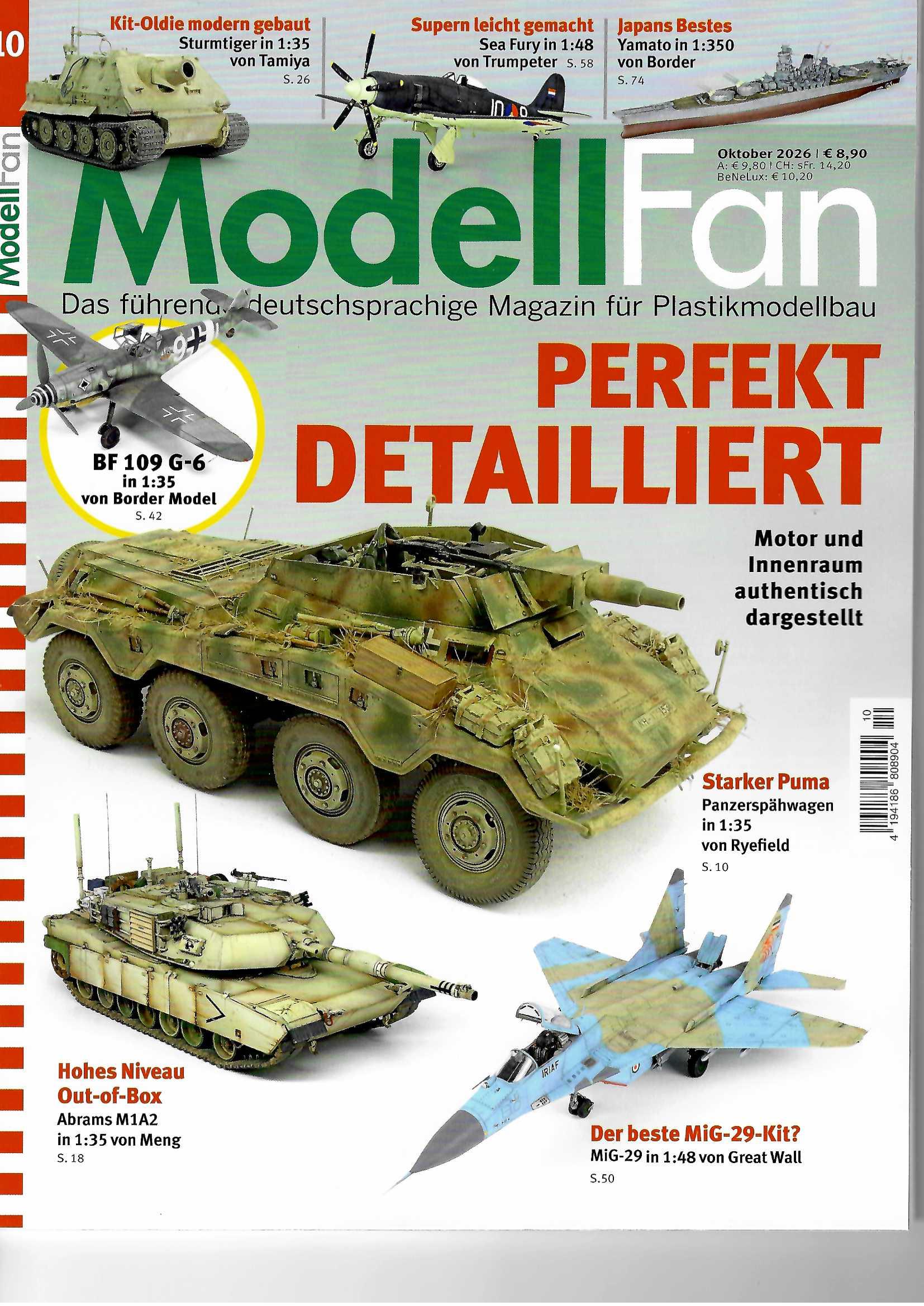 1026 Modell Fan - Ausgabe Oktober 2026