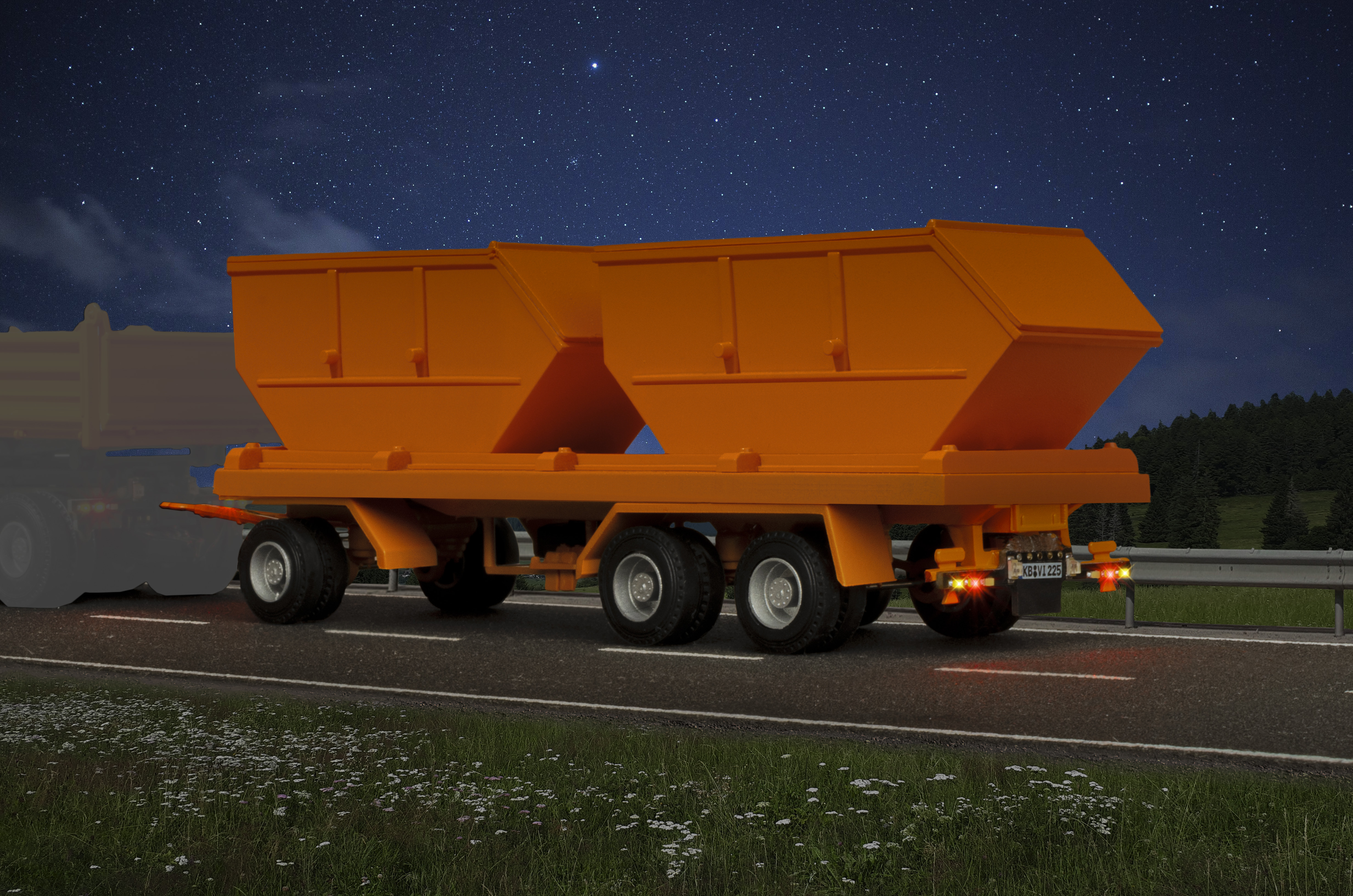 Viessmann 8225 CarMotion: 3a Container-Auflieger orange