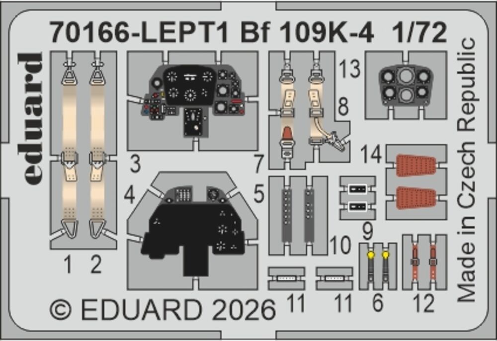 Eduard 70166 Messerschmitt Bf-109 K-4 - ProfiPack