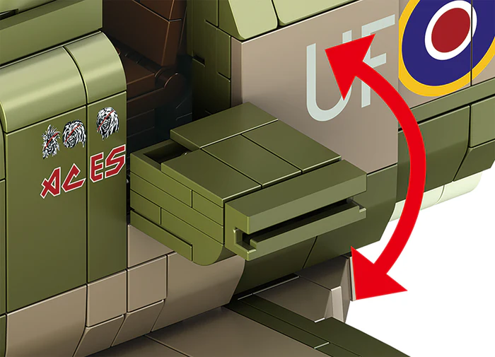 00962 RevellBrick: Iron Maiden Spitfire