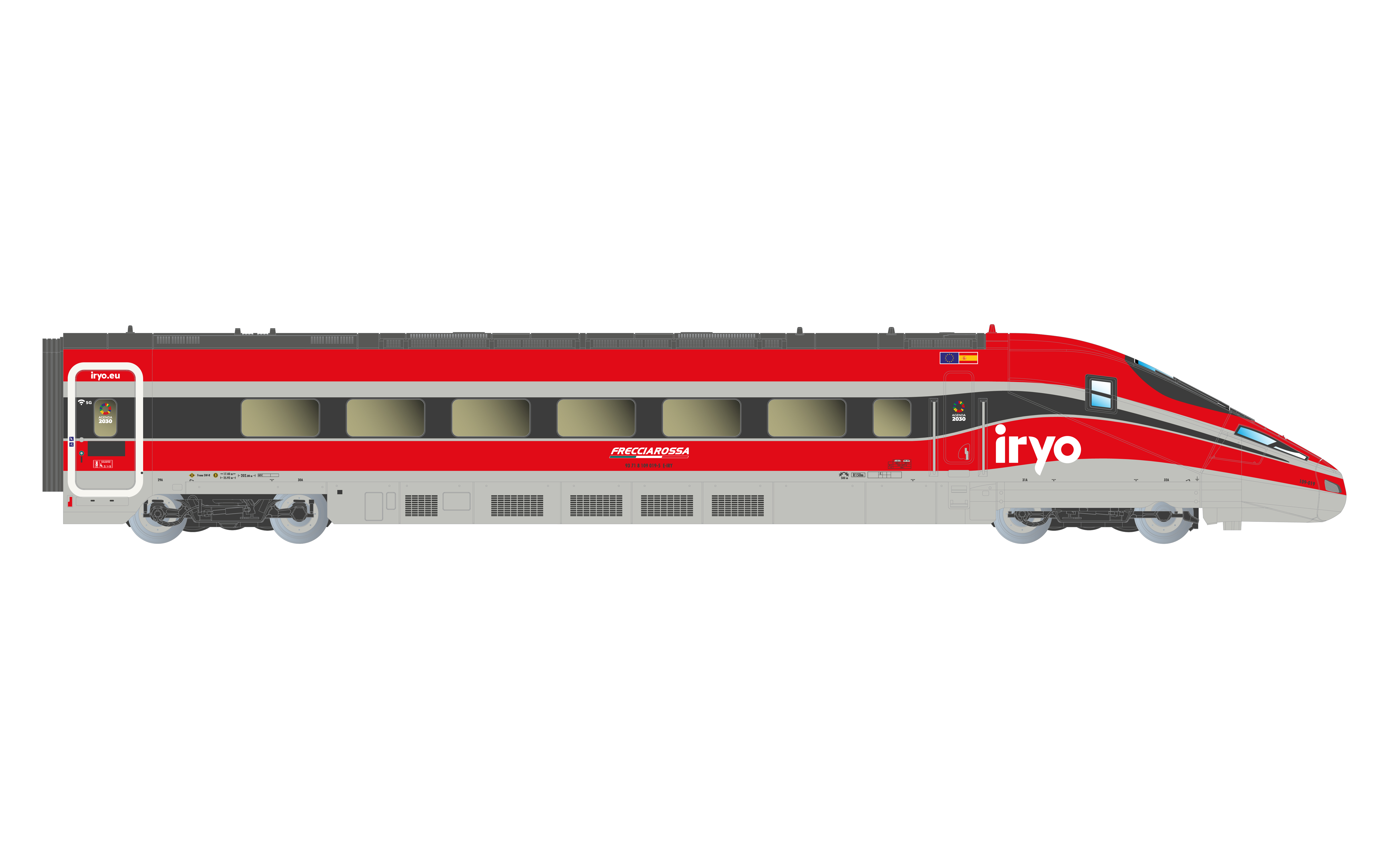 HN2622S Iryo Frecciarossa 1000 4-tlg Ep.6
