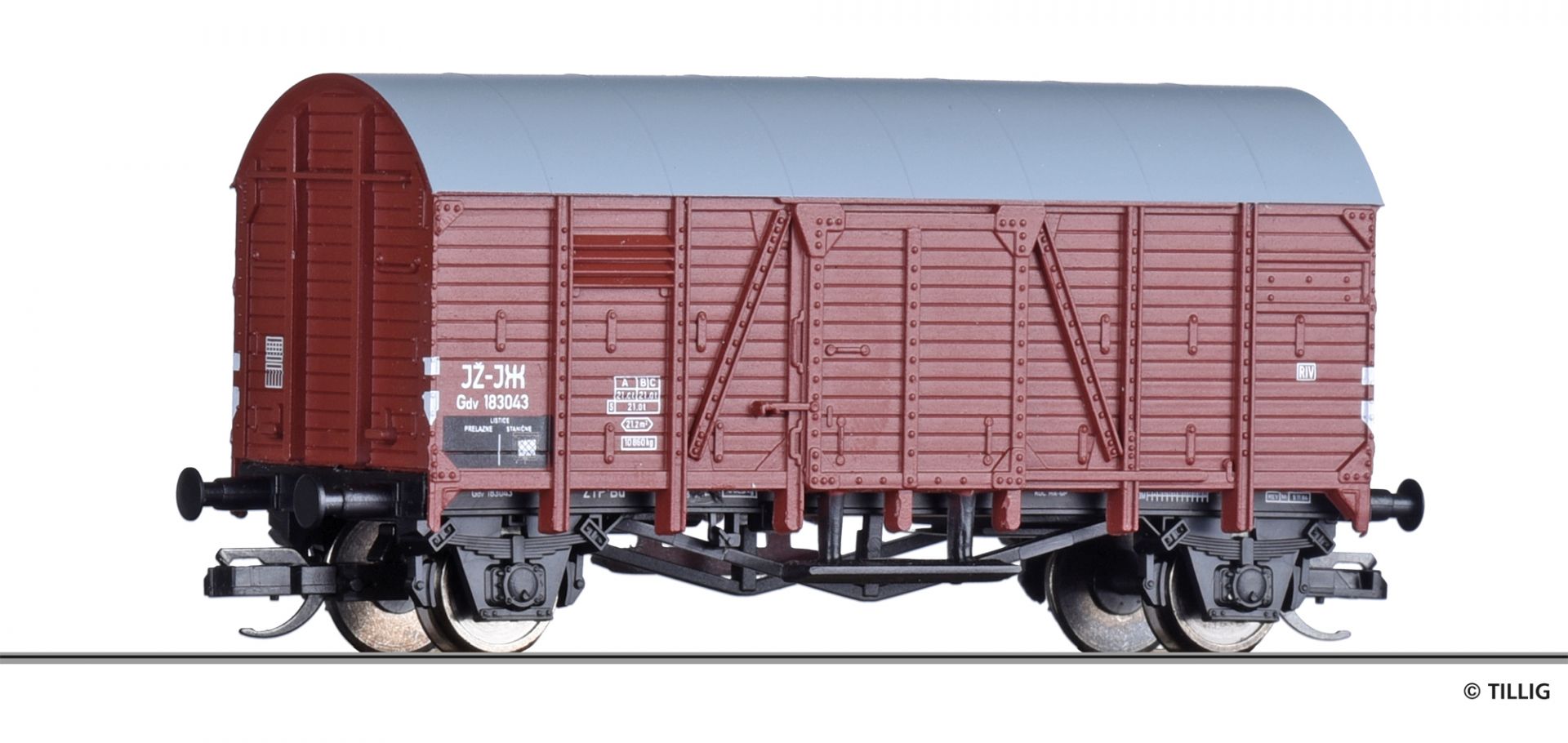 95232 JZ gedeckter Güterwagen Gdvg Ep.3