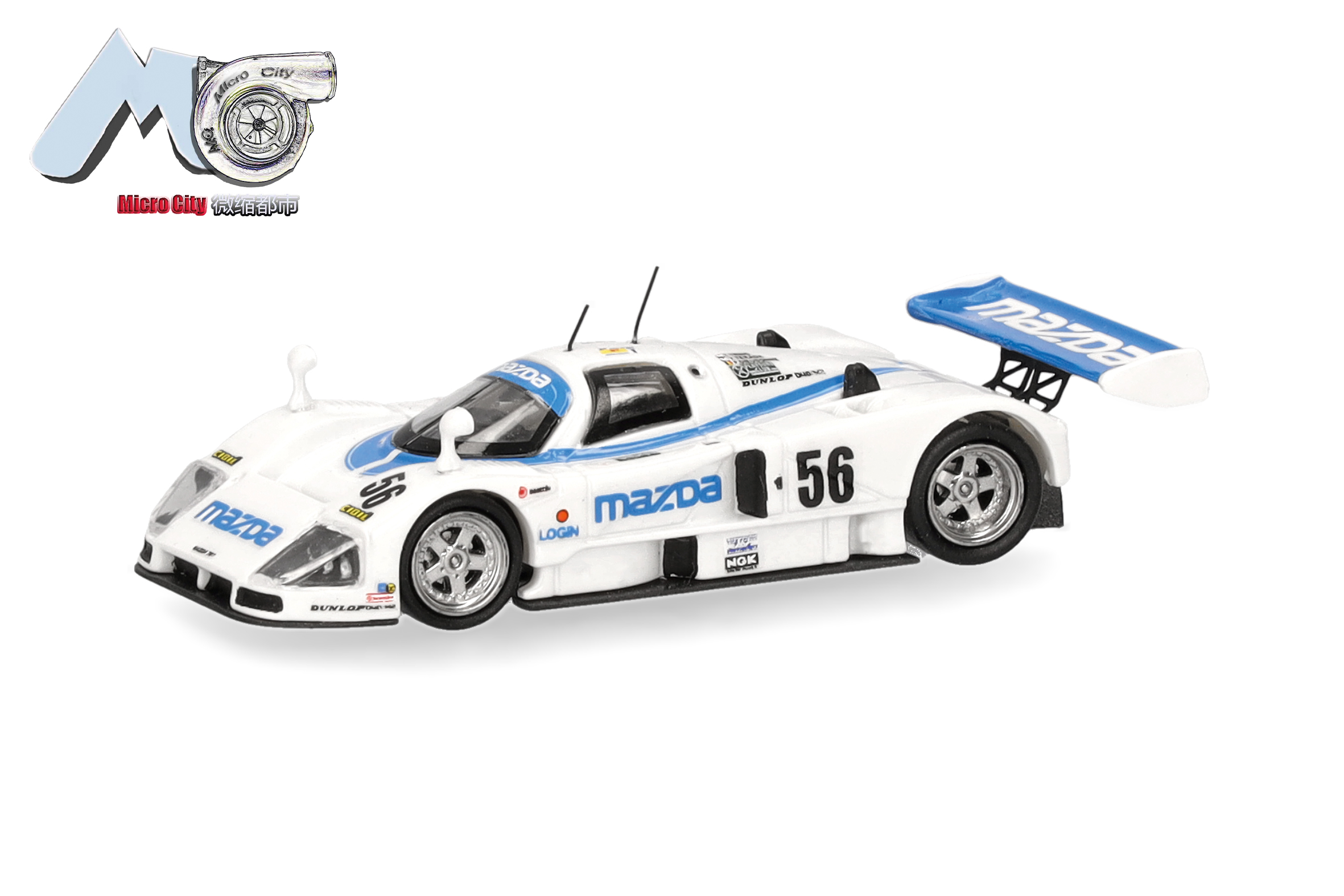 87MC000095 MicroCity: Mazda 787B #56 weiß