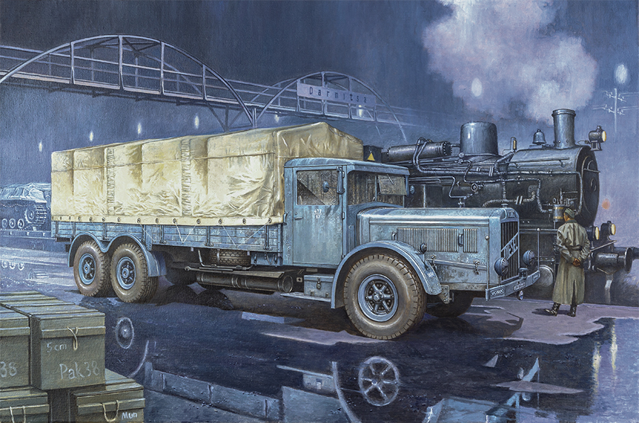 822 VOMAG 8 LR LKW WWII German Heavy Truck