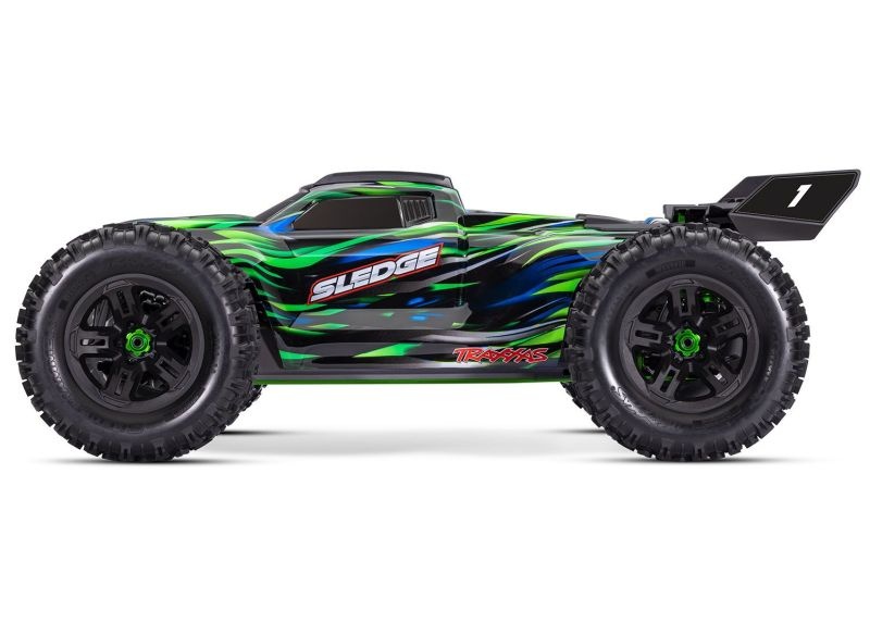 TRAXXAS TRX95096-4-GRN SLEDGE 4x4 belted grün 1/8 Monster-Truc