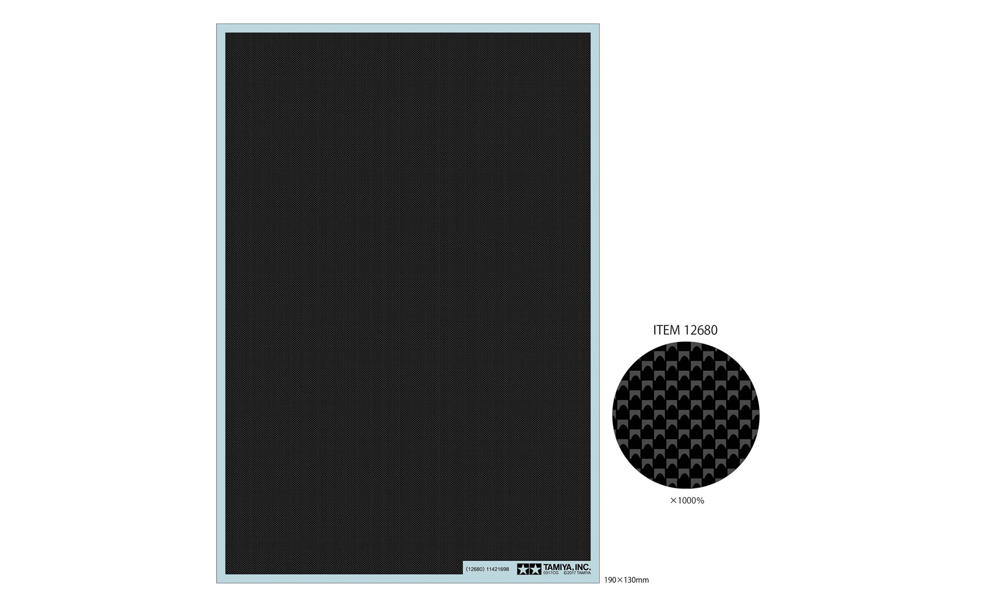 12680 1:6/1:12/1:24 Carbon Dekor Glatt/Ex.Fein