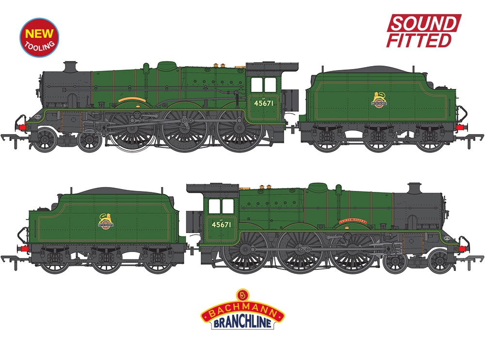35-976SF LMS Jubliee with Riveted Stanier Tender