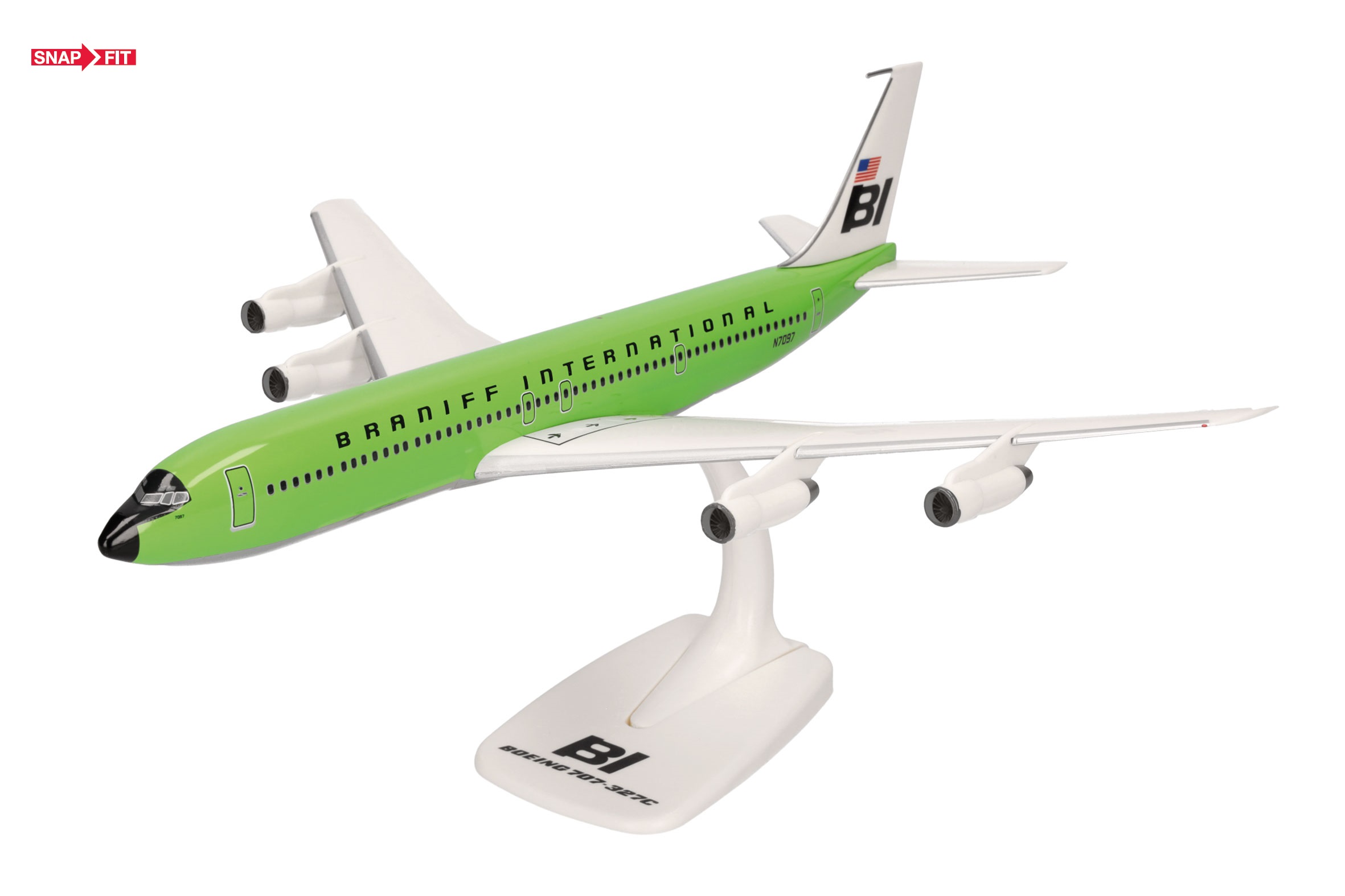 614009 Boeing B 707-320 Brandiff (grün)