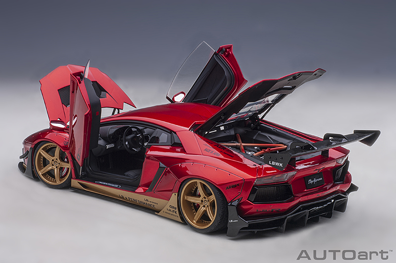 AUTOart 79182 LB-Works Lamborghini Aventador rot
