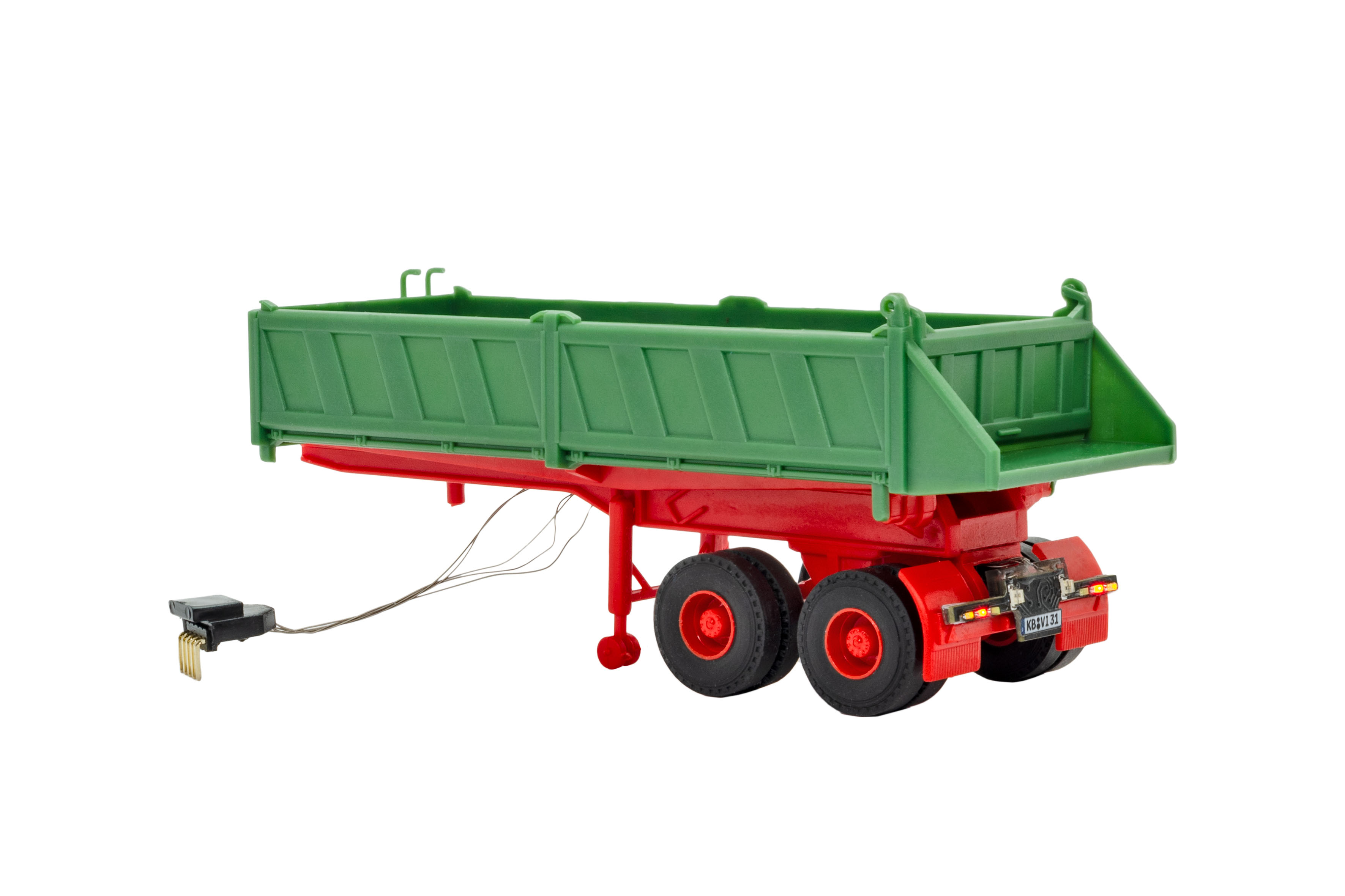 8212 CarMotion: MEILER-Kippauflieger grün