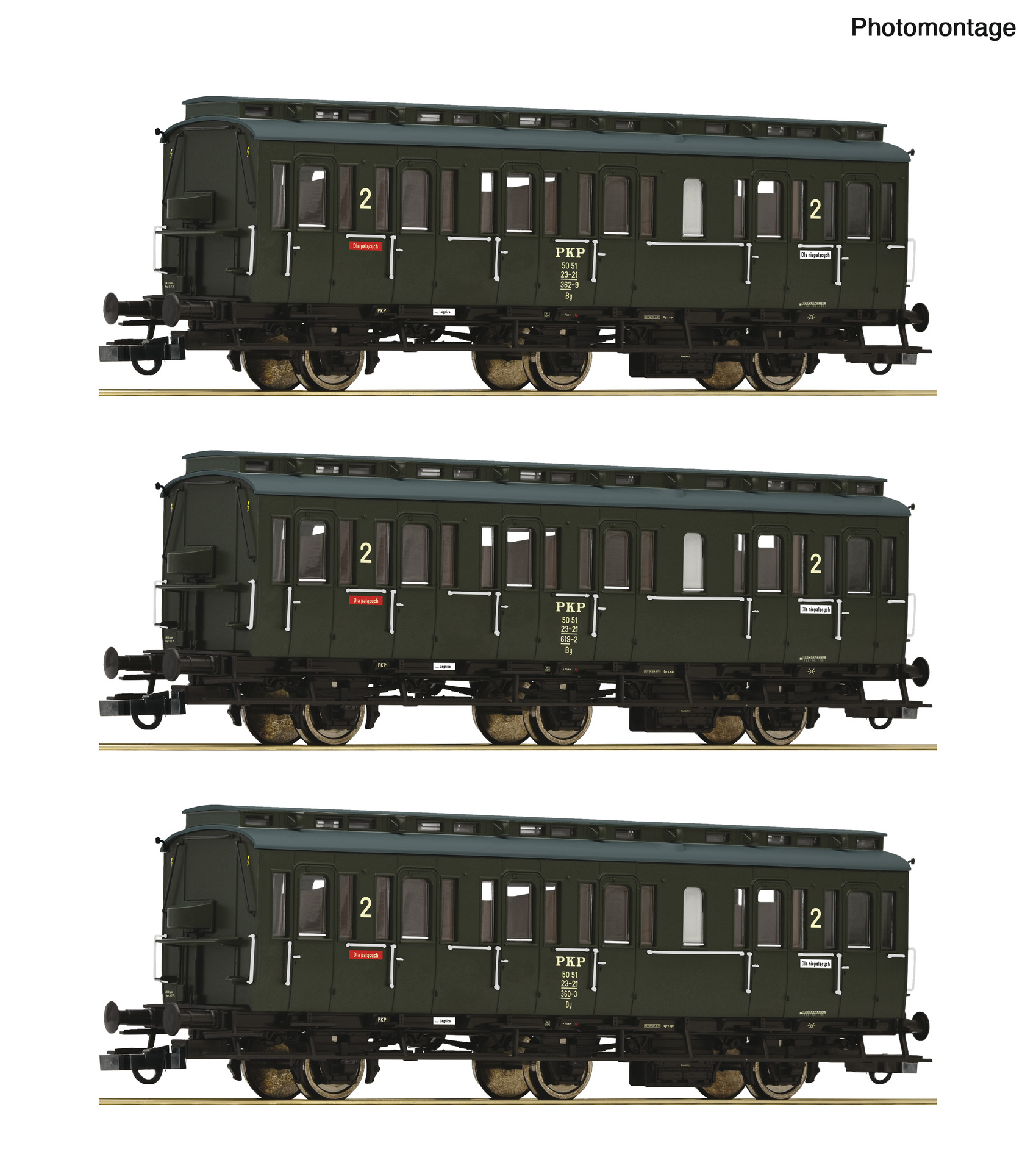 6200100 PKP Personenwagen 3achs. Set 3tlg. Ep.4