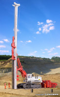 11253 Liebherr 974 mit Ramm- und Ziehgerät