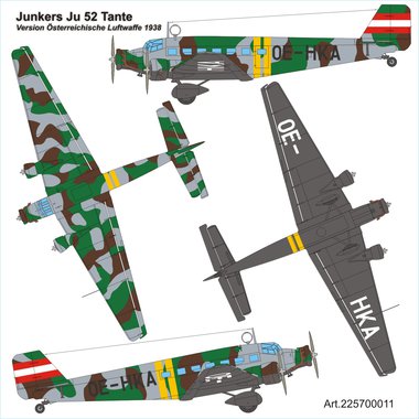 225700011 Junkers JU-52/3m ÖBH