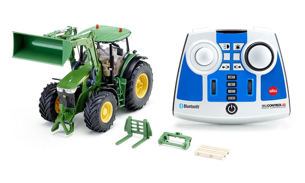 6792 John Deere 7310R mit Frontlader
