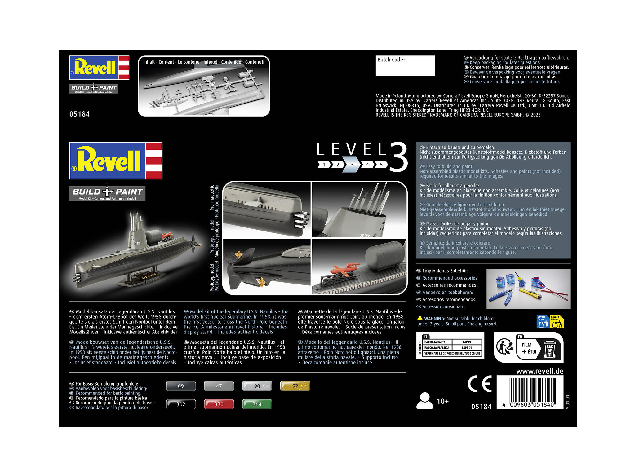 Revell 05184 U.S.S. Nautilus