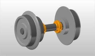 NZ44128 Antriebradsatz für V45 AC