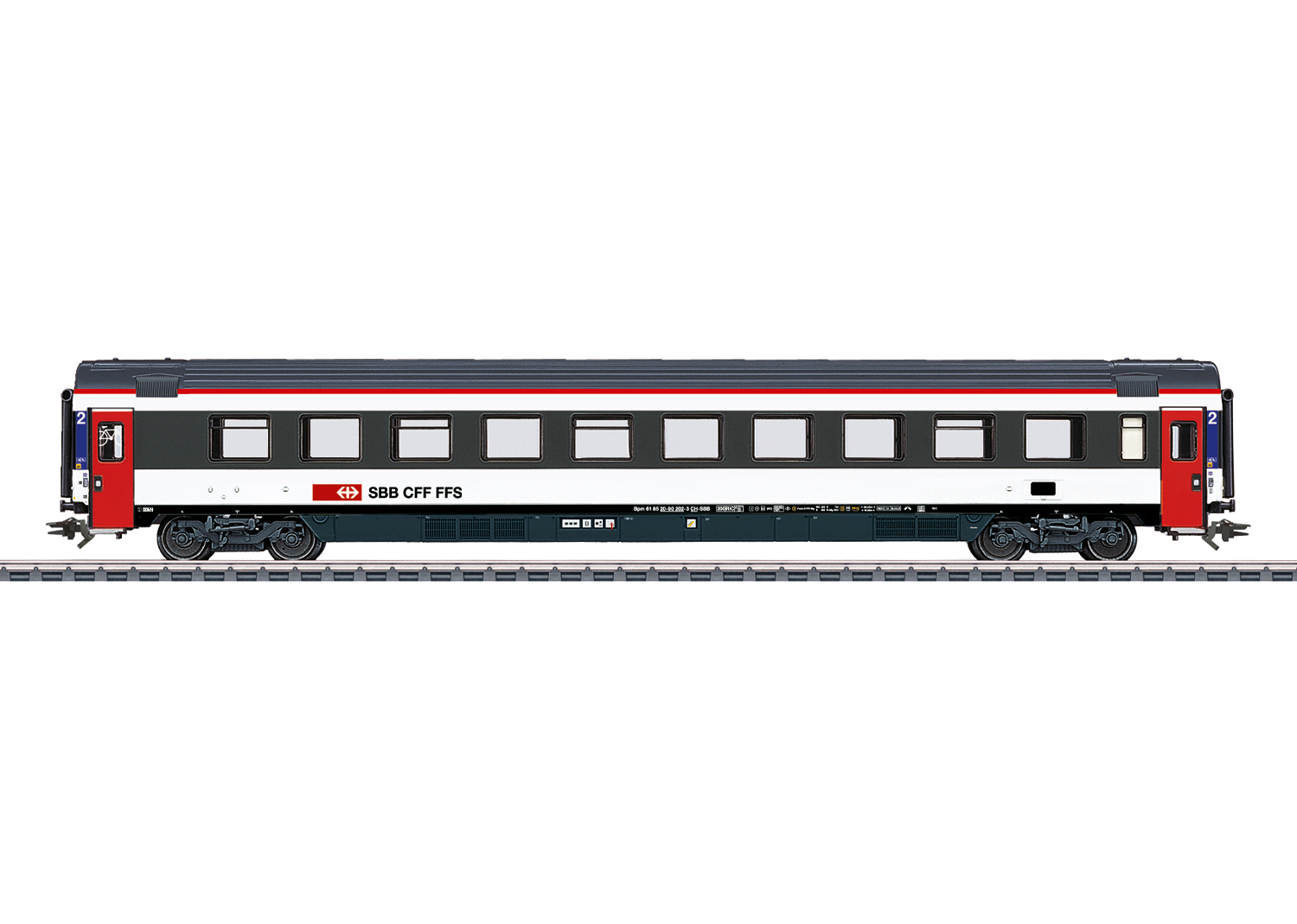 43674 SBB EuroCity-Schnellzwg. Bpm 2.Kl. Ep.6