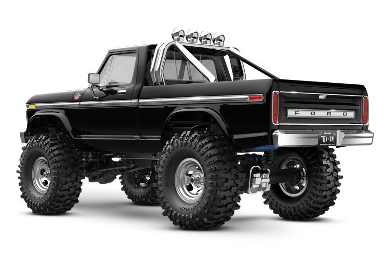 TRX97044-1BLK SLVR TRX TRX-4M Ford F150 4x4 lifted sc