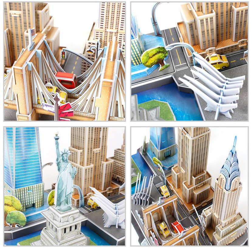 00142 3D Puzzle New York Skyline