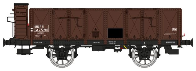 REE Modeles WB-831 SNCF Hochbordwagen OCEM 19 Ep.3a