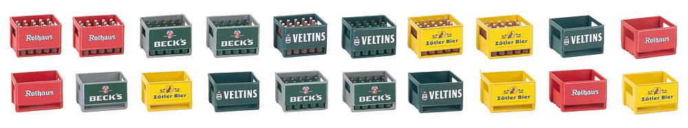 333229 20 Bierkästen mit Flaschen