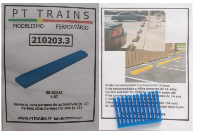 PT210203.3 Parkplatzabsperrungen für PKW (blau)
