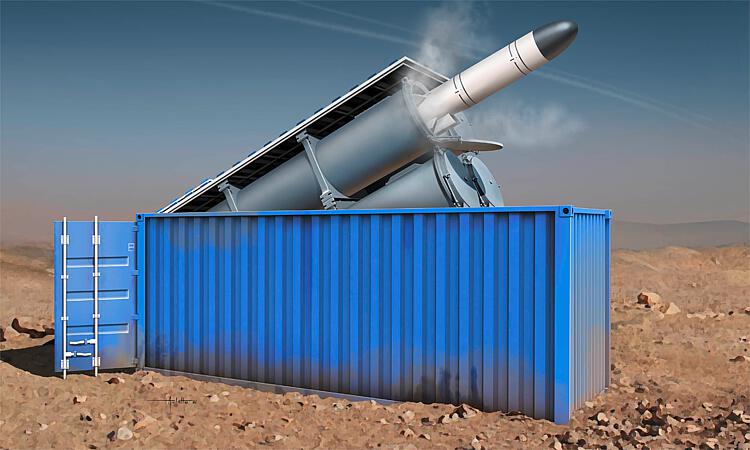 751076 3M24 Club-K Rakete in 20-feet Container