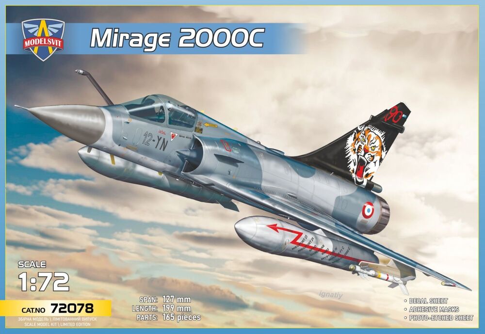 MSVIT72078 Modelsvit : Mirage 2000C ( Escadron 1/12