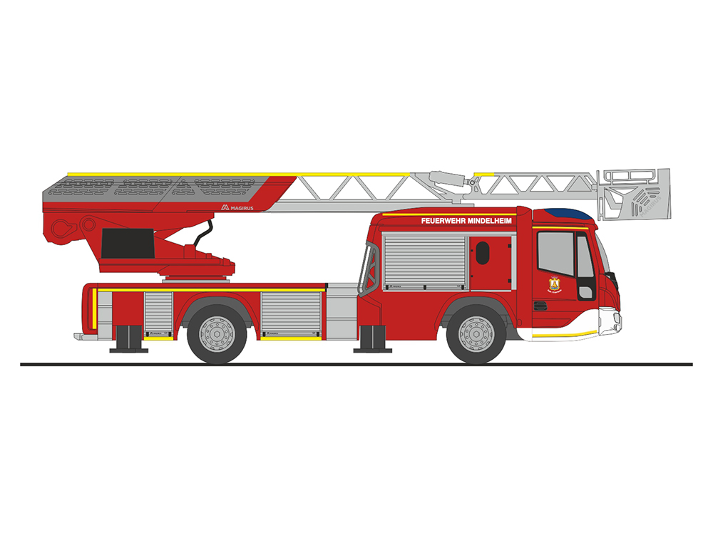 71117 Magirus DLK 32 n.B. FW Mindelheim