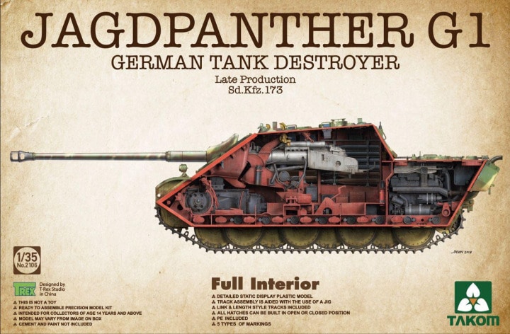 2106 Jagdpanther G1 - Sd.Kfz173