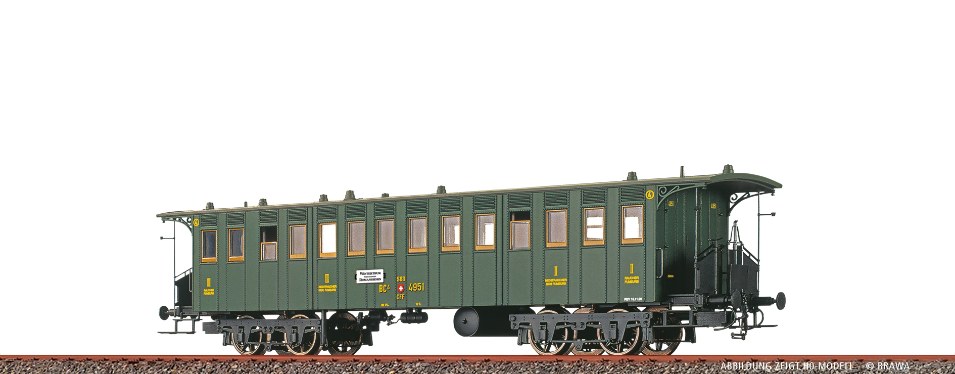 65086 SBB Personenwagen 2./3.Kl. BC4 Ep.1/2