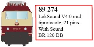 89274 LokSound V4.0 für BR 120