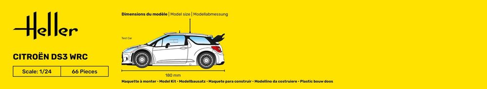 Heller 80758 Citroen DS3 WRC