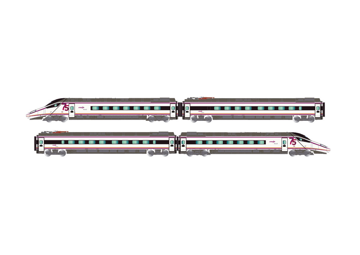 HN2578 RENFE Triebzug S 114 4-tlg Ep.6