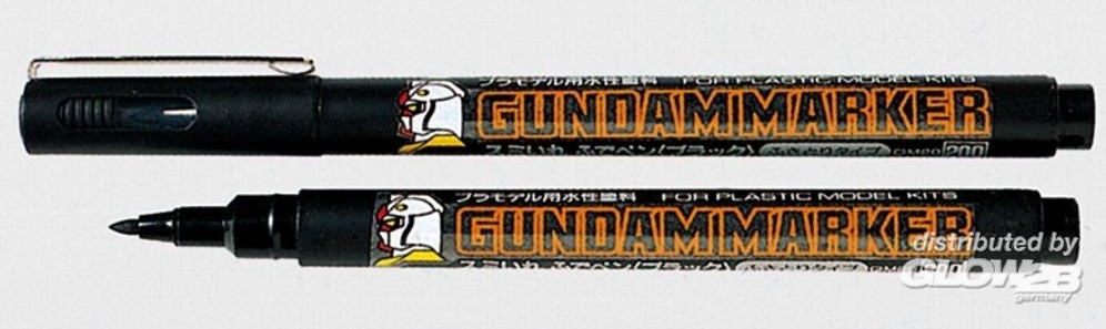 GM-20 Mr Hobby: Gunze black(Brush Type) Marker