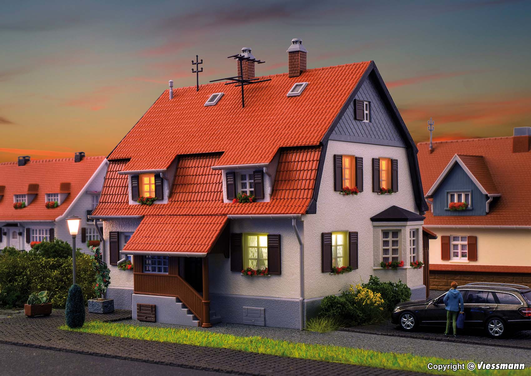 Kibri 38162 Wohnhaus mit Erker
