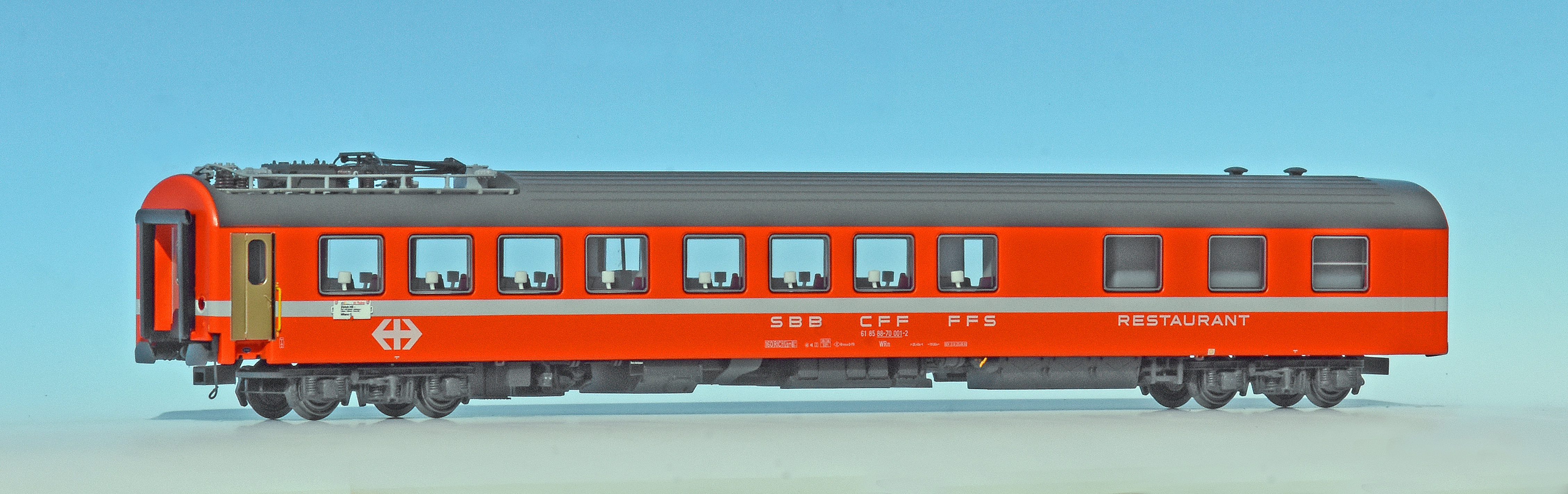 LS Models PI9709 SBB Reisezugwagen-Set EC51/56 3-tlg Ep.4