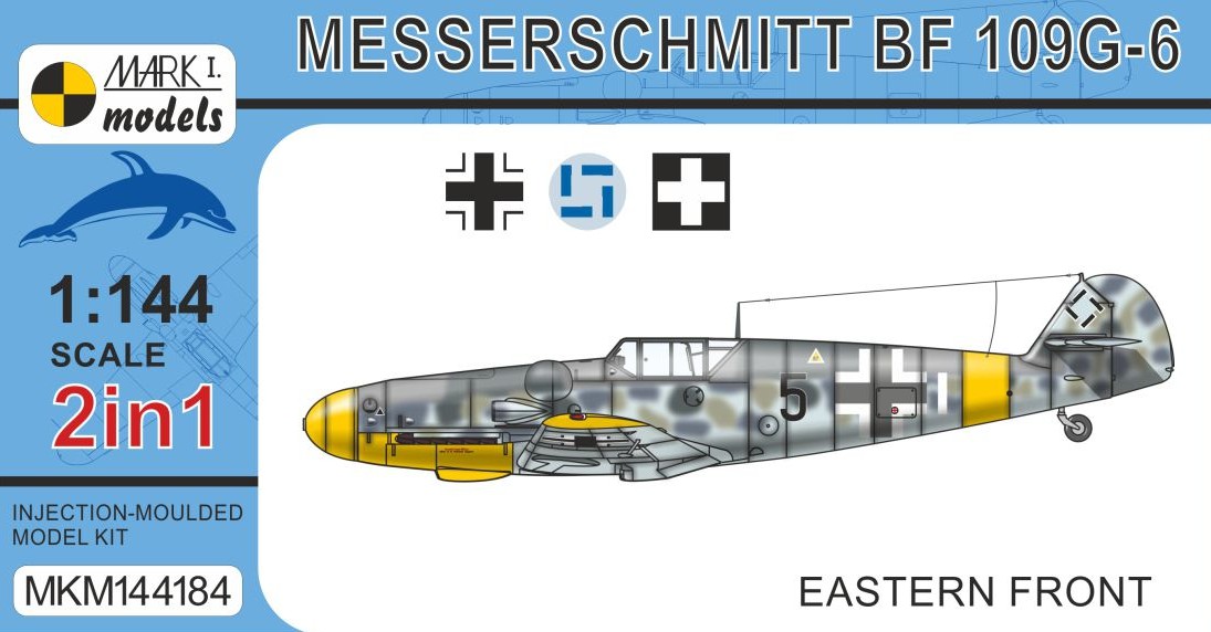 MKM144184 Bf 109G-6 'Eastern Front' (2in1)