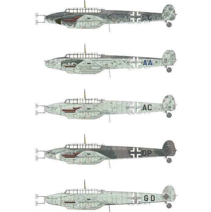 Eduard 8208 Bf 110G-4 - Profipack edition
