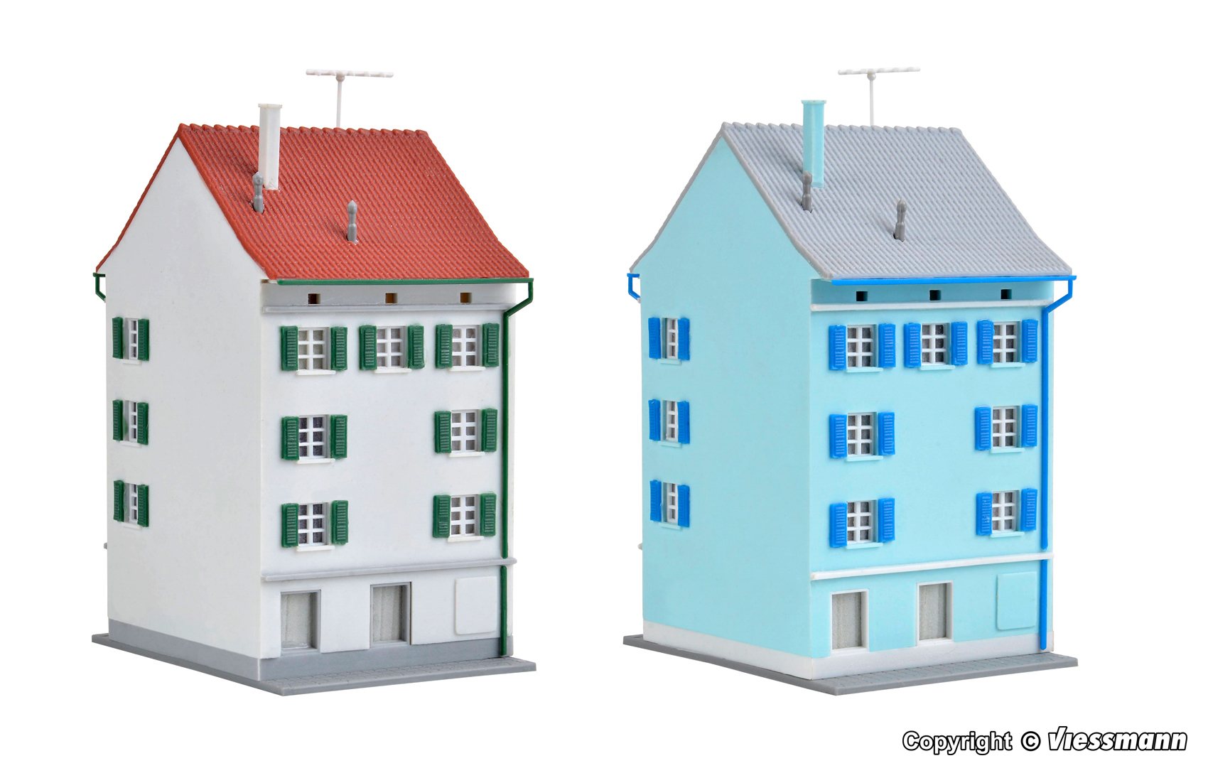 Kibri 36841 Stadthäuser mit Ladengeschäft, 2 St.
